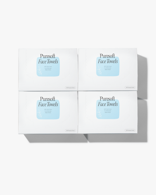 Puresoft Face Towels (4-Pack)